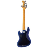 Sire V3N 5/MBB Marcus Miller 5-snarige Actieve Jazz Bas Midnight Blueburst met 2-Bands Preamp