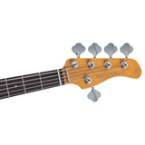 Sire V3N 5/MBB Marcus Miller 5-snarige Actieve Jazz Bas Midnight Blueburst met 2-Bands Preamp