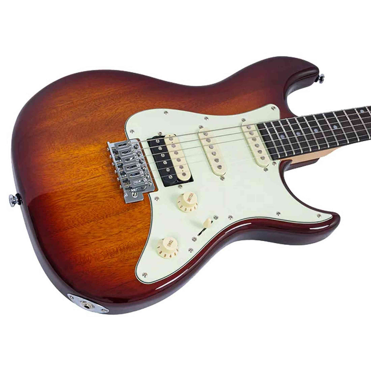 Sire S1/TS elektrische gitaar S-style Tobacco Sunburst met mahonie body en rosewood toets