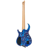 Sire M6H 5/BLSW Marcus Miller M6 Headless 5-String Active Basgitaar Blue Swirl