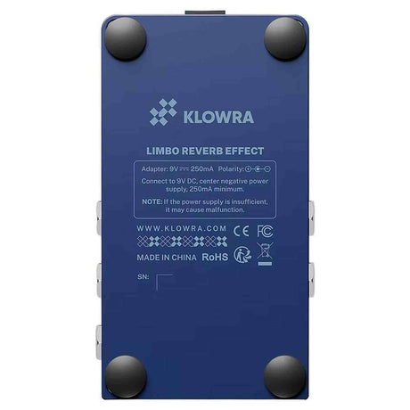 Klowra KBS-01 Bloom Infinity LIMBO stereo multi-type reverb pedaal