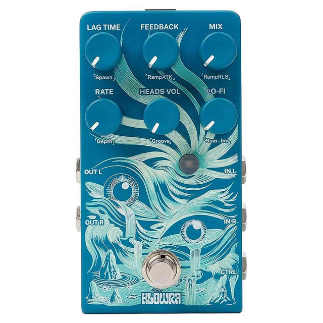 Klowra KBS-05 Bloom Infinity RILUM stereo multi-head delay pedaal