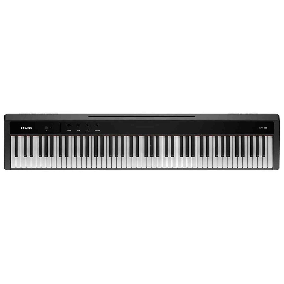 NUX NPK-200 Digital Stage Piano Set met NPS-2 Houten Standaard, 88 Toetsen