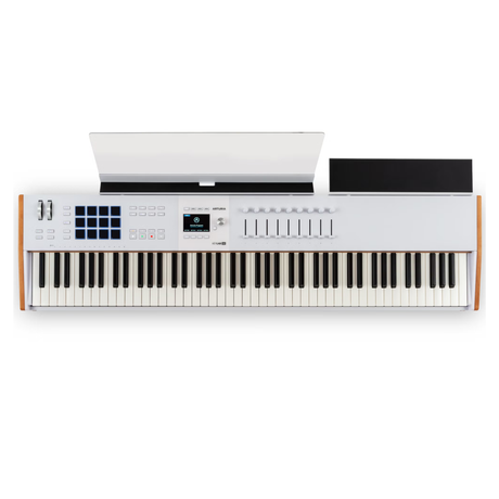 Arturia KeyLab 88 mk3 White – USB/MIDI keyboard 88 hammer-action toetsen en uitgebreide softwarebundel