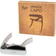 Flight FC-SV Aluminium Ukulele Capo Zilver met Veermechanisme