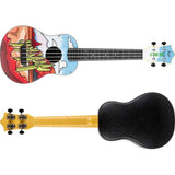 Flight TUC-UCU U Can Uke Signature Concert Ukulele met Linden Top, ABS Body en Desert Print