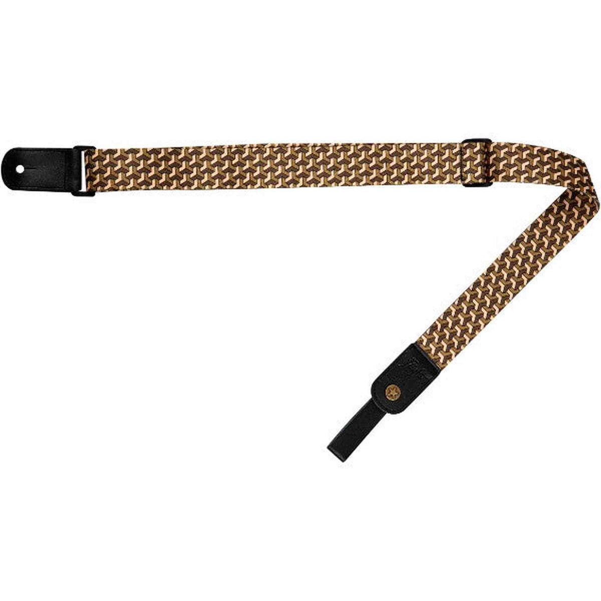 Flight S35 Trail S Ukulele Strap Poly/Leer Sand met Outdoor Design en Verstelbare Lengte