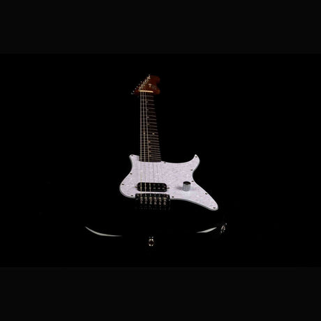 JET JS-400 HT BK S-style Elektrische Gitaar Humbucker Hardtail Rosewood Toets Zwart
