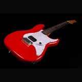 JET JS-400 HT RD S-style Elektrische Gitaar Humbucker Hardtail Rosewood Toets Rood