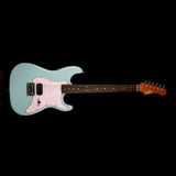JET JS-400 HT BL S-style Elektrische Gitaar Humbucker Hardtail Rosewood Toets Blauw