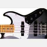 Flight Mini JB Bass Moonburst Elektrische Mini Bas Ukulele met Dual Pickups en 584 mm Mensuur