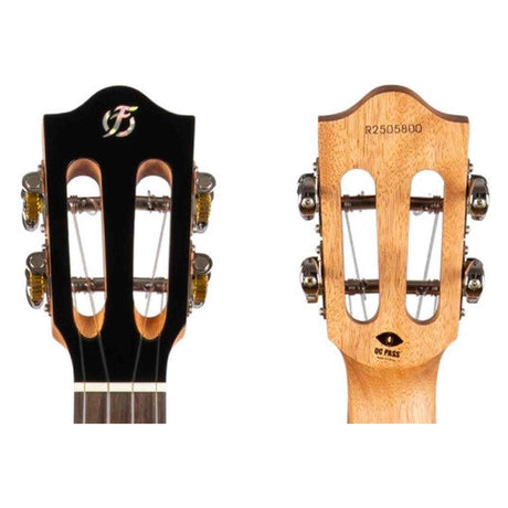 Flight Iris Tenor Calantas Ukulele met Solid Calantas Top, Mahogany Body en Fluorocarbon Snaren