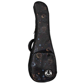 Flight FUB-C-GALAXY Gevoerde Gigbag voor Concert Ukulele met Galaxy Design en Accessoirevak