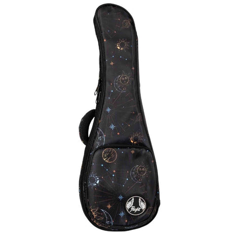 Flight FUB-C-GALAXY Gevoerde Gigbag voor Concert Ukulele met Galaxy Design en Accessoirevak