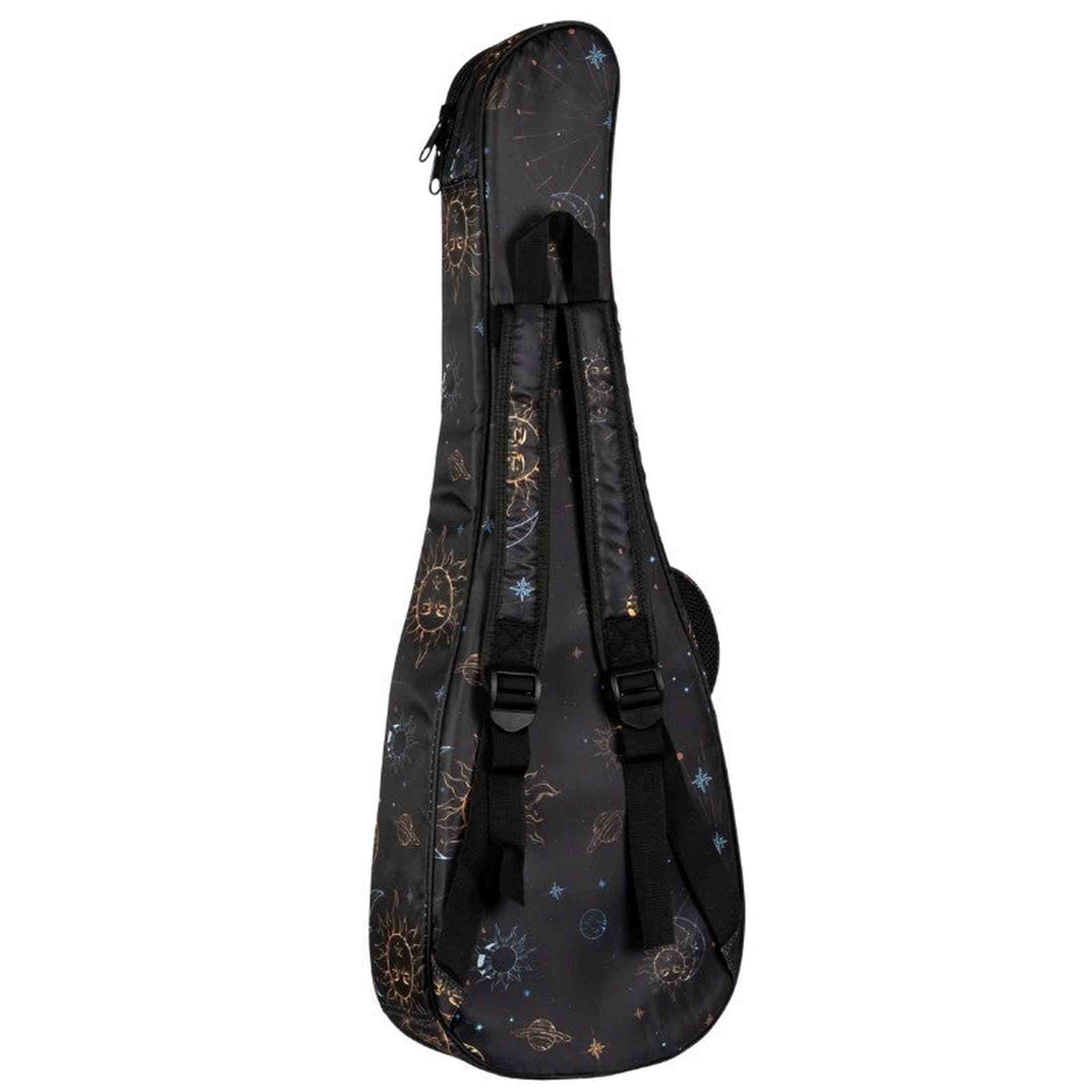 Flight FUB-B-GALAXY Gevoerde Gigbag voor Baritone Ukulele met Galaxy Design en Accessoirevak