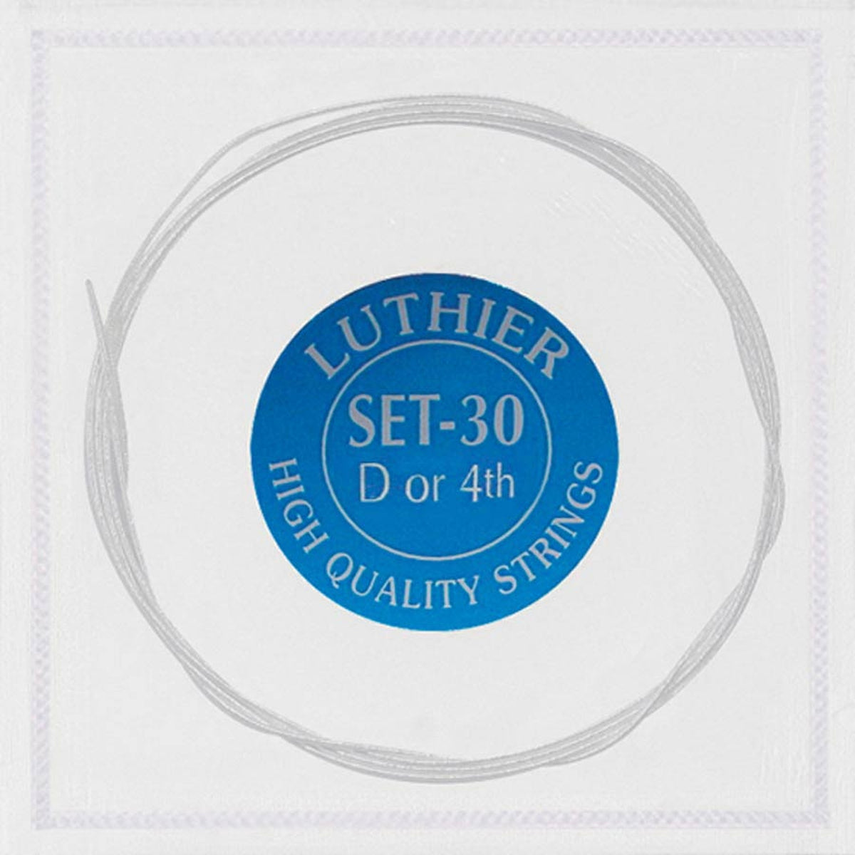 Luthier LD-34 D-4 snaar, silverplated nylon L-30 series, medium-hard tension