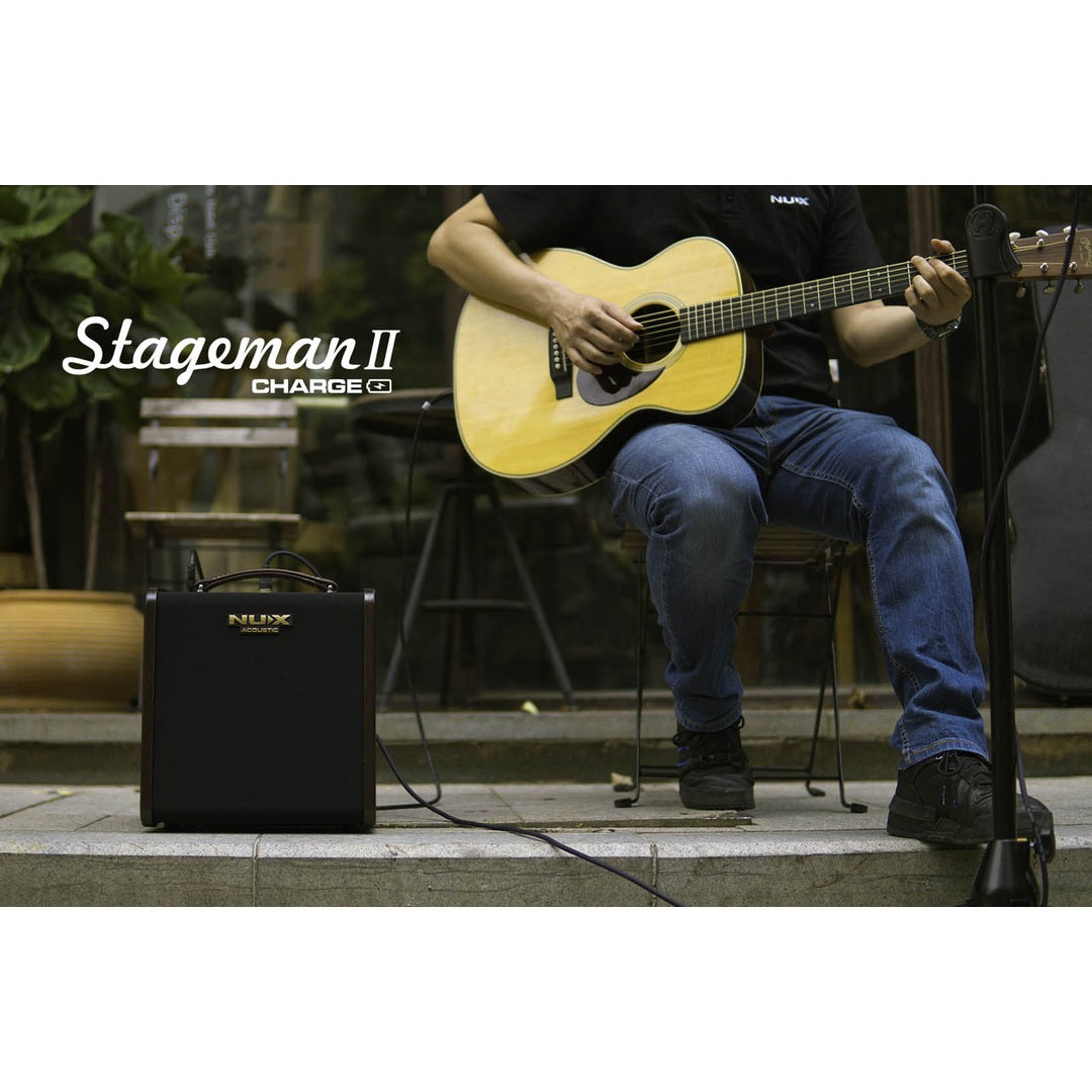 B-stock NUX AC-80 Stageman II Akoestische Gitaarversterker Combo