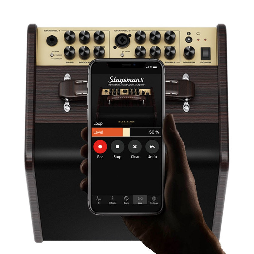 B-stock NUX AC-80 Stageman II Akoestische Gitaarversterker Combo