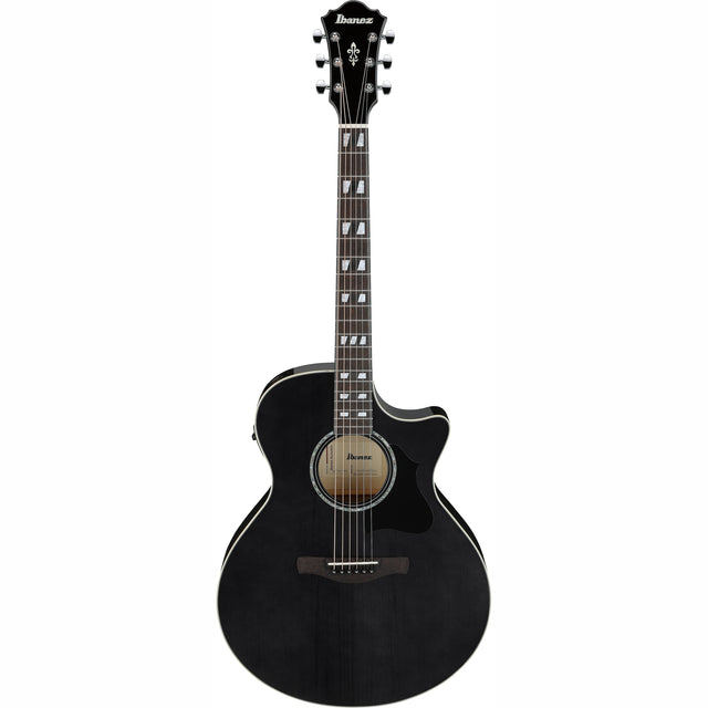 Ibanez AE170 TBK elektrisch akoestische westerngitaar Transparent Black