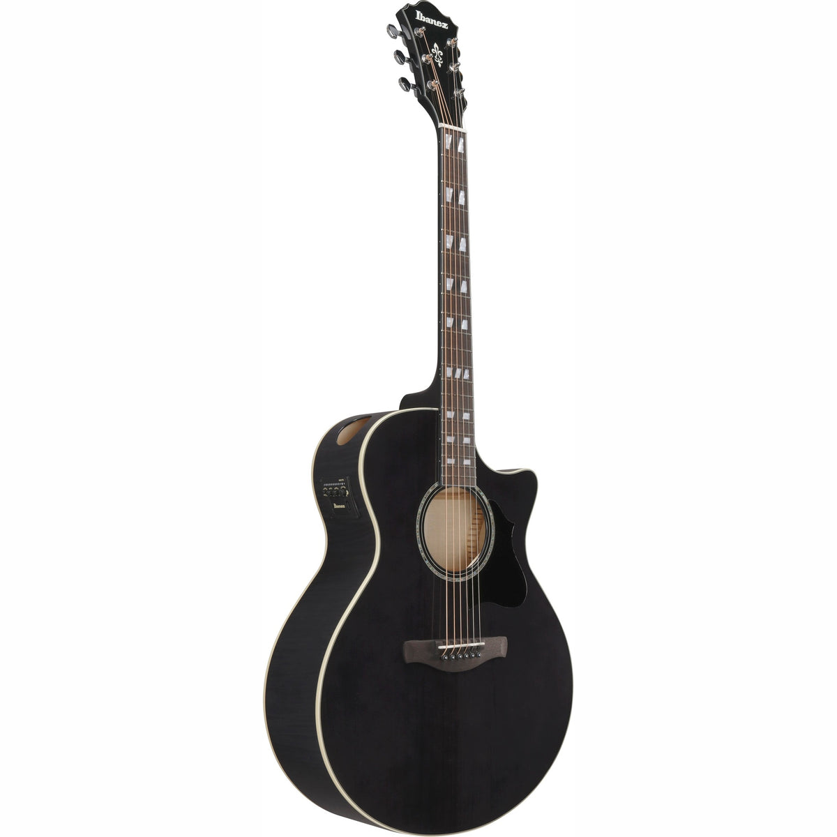 Ibanez AE170 TBK elektrisch akoestische westerngitaar Transparent Black