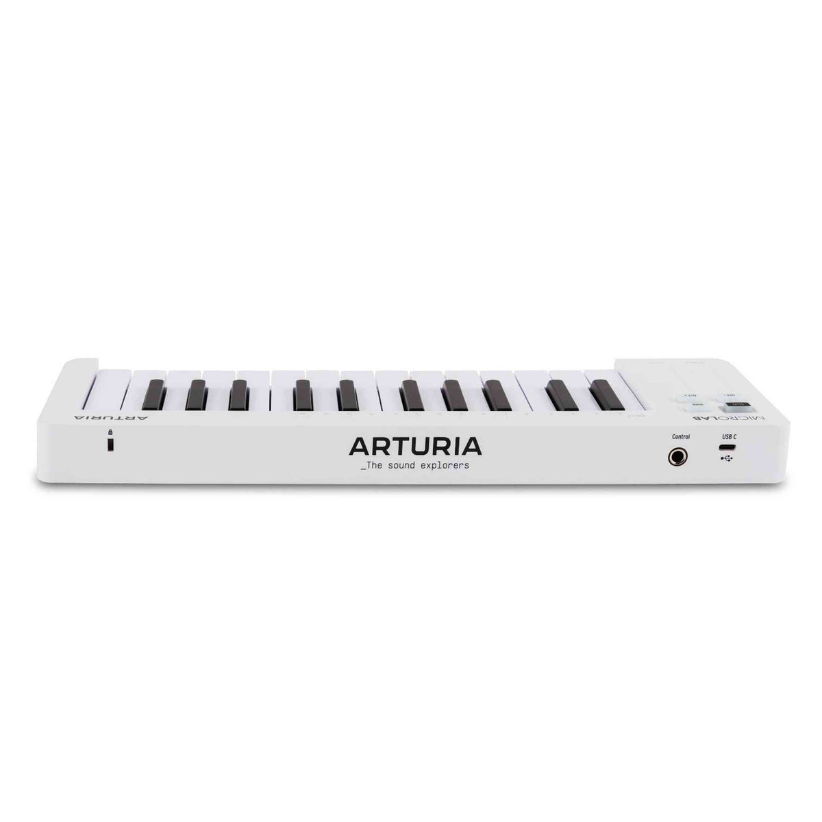 Arturia MicroLab mk3 White – Compact USB/MIDI keyboard met 25 toetsen en touch-strips