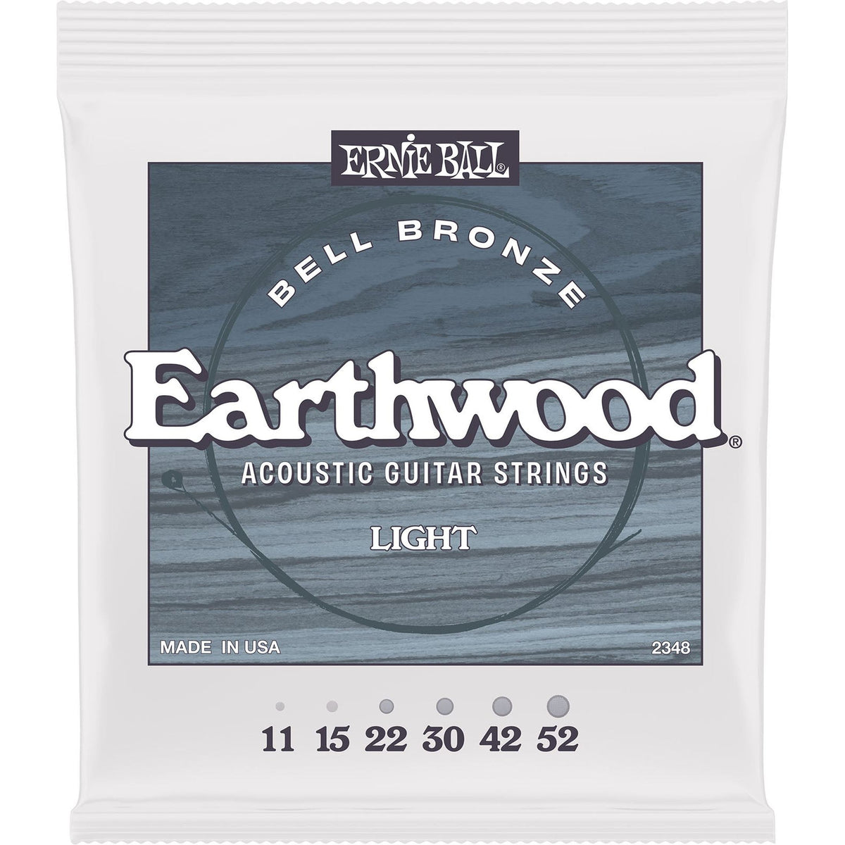 Ernie Ball 2348 Earthwood Bell Bronze Akoestische Gitaarsnaren Light 11–52