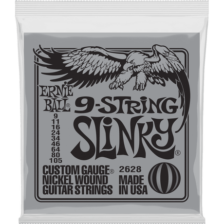 Ernie Ball 2628 elektrische gitaarsnaren 9-snarig 009-105
