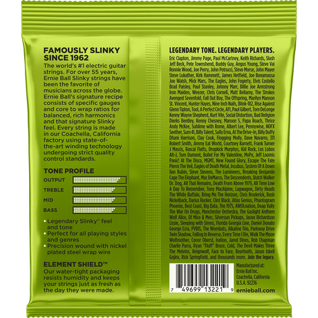 Ernie Ball 3221 Regular Slinky elektrische gitaarsnaren 3-pack 010-046