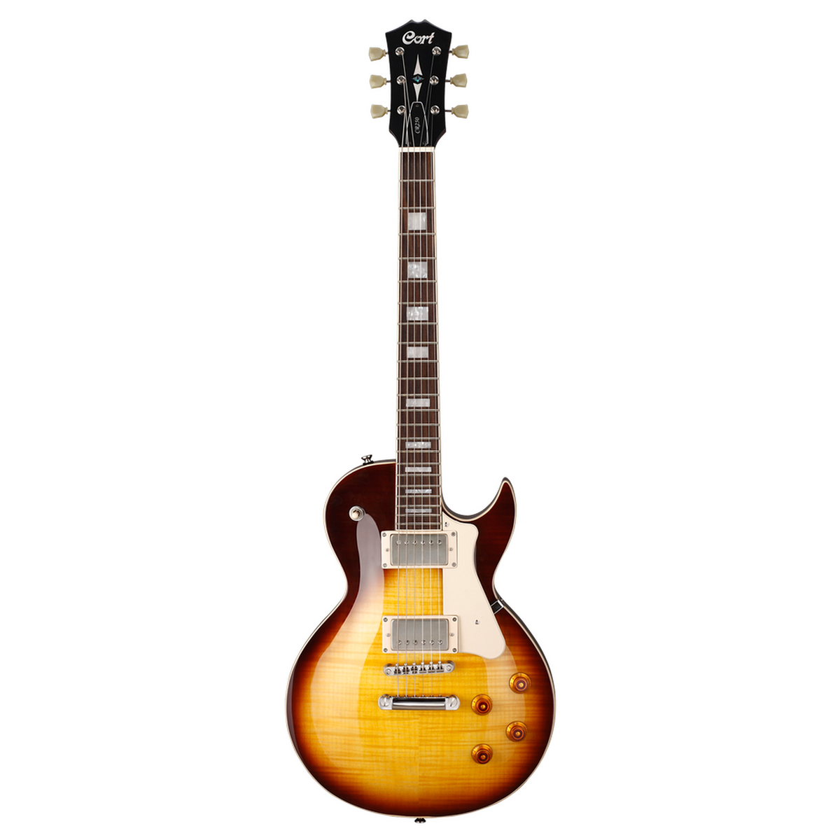 CORT CR250VB2 Elektrische gitaar LP-model Vintage Burst