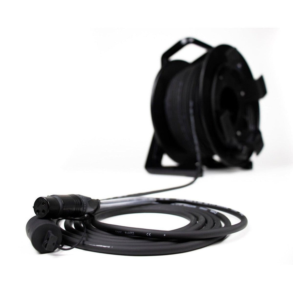Cordial ECL CPM75FM-234-SD Select Microfoonkabel – Neutrik XLR – 75m Op Haspel – Zwart