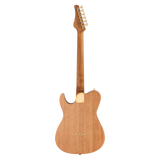 FGN Expert Iliad elektrische gitaar Natural Flat, Madagascar Rosewood Top, 22 RVS frets, met koffer