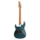FGN Expert Odyssey DU EW 3 elektrische gitaar Emerald Ocean Burst, 24 RVS frets, met koffer