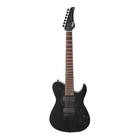 FGN J-Standard Iliad Dark Evolution elektrische gitaar Open Pore Black 7-snarig