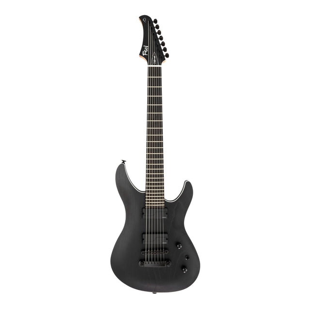 FGN J-Standard Mythic elektrische gitaar Open Pore Black 7-snarig Fishman Fluence