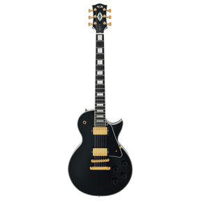 FGN Neo Classic LC20 elektrische gitaar Black High Gloss, Seymour Duncan SH 1 en SH 4, met gigbag
