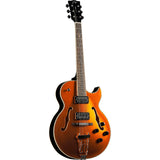 Eko Jazz GLD Semi-Hollow Elektrische Gitaar 175, 2 Humbuckers, 22 Frets, Goud