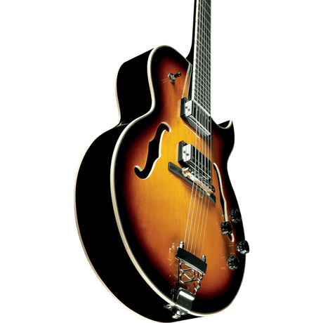 EKO SA750 Hollowbody Tribute series elektrische gitaar sunburst