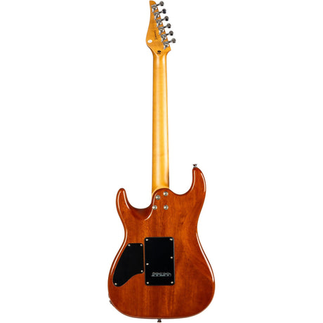 JET JS-45 Fireburst Flame S-style Elektrische Gitaar HSS Flame Maple Top Rosewood Toets Fireburst