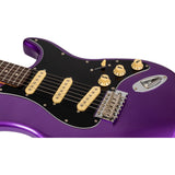 JET JS-300 PLM R S-style Elektrische Gitaar SSS Tremolo Rosewood Toets Plum