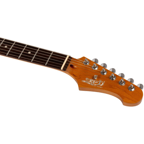 JET JS-300 PLM R S-style Elektrische Gitaar SSS Tremolo Rosewood Toets Plum