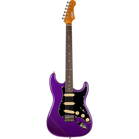 JET JS-300 PLM R S-style Elektrische Gitaar SSS Tremolo Rosewood Toets Plum