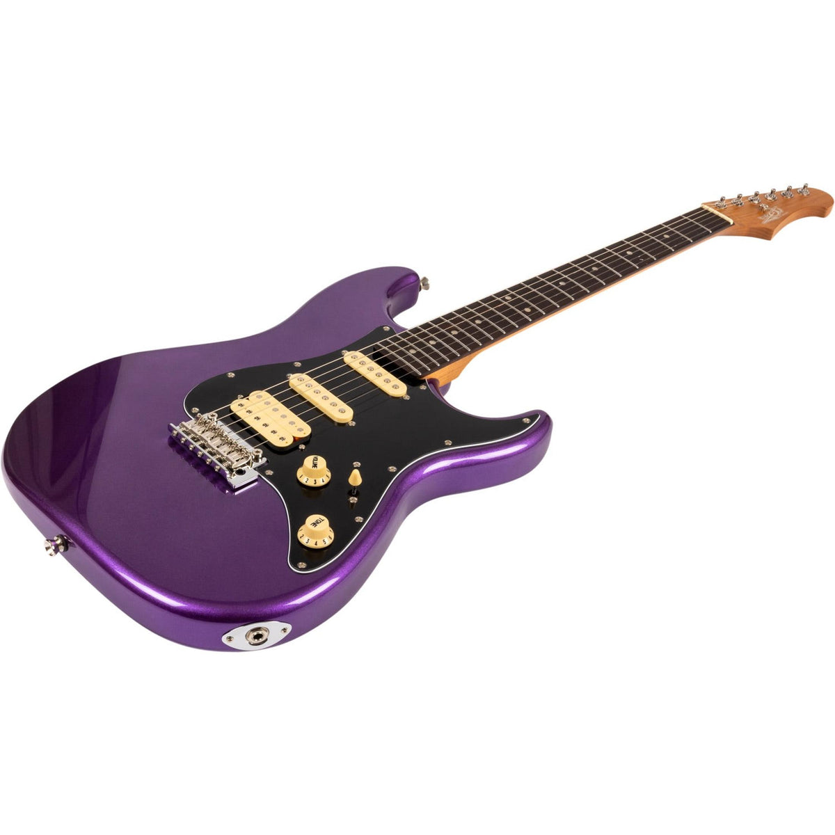 JET JS-400 PLM R S-style Elektrische Gitaar HSS Tremolo Rosewood Toets Plum
