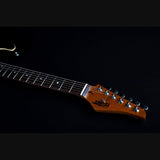 Jet Guitars JS-450 QTBR elektrische gitaar - Trans Bruin Spalted Top
