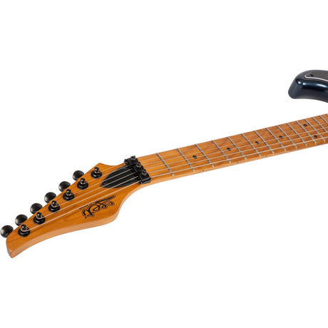 JET JS-800 DBW S-style Elektrische Gitaar HH Double Locking Tremolo Roasted Maple Diep Blauw