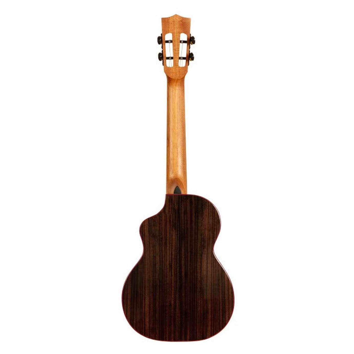 Kala Contour All Solid Spruce Rosewood tenor ukulele – sparren & palissander, gloss finish, cutaway en gigbag