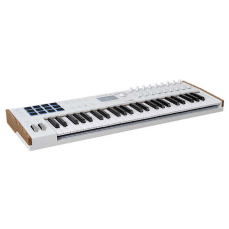 Arturia KeyLab 49 mk3 White – MIDI controller met 49 toetsen en RGB pads