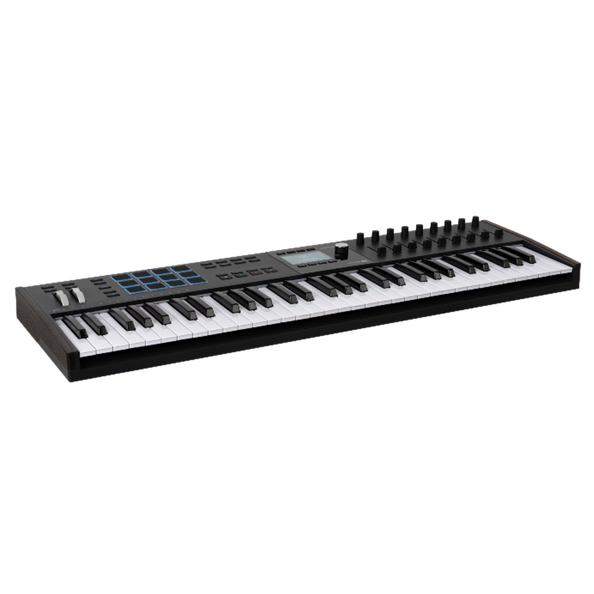 Arturia KeyLab 61 mk3 Black – MIDI keyboard, 61 toetsen, RGB pads, DAW-integratie