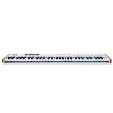 Arturia KeyLab 61 mk3 White – MIDI keyboard, 61 toetsen, RGB pads, DAW-integratie