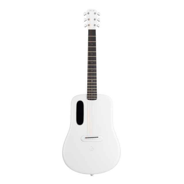 LAVA ME 4 Carbon 36" White – Smart Gitaar met SHARC-processor, FreeBoost™ & Space Bag