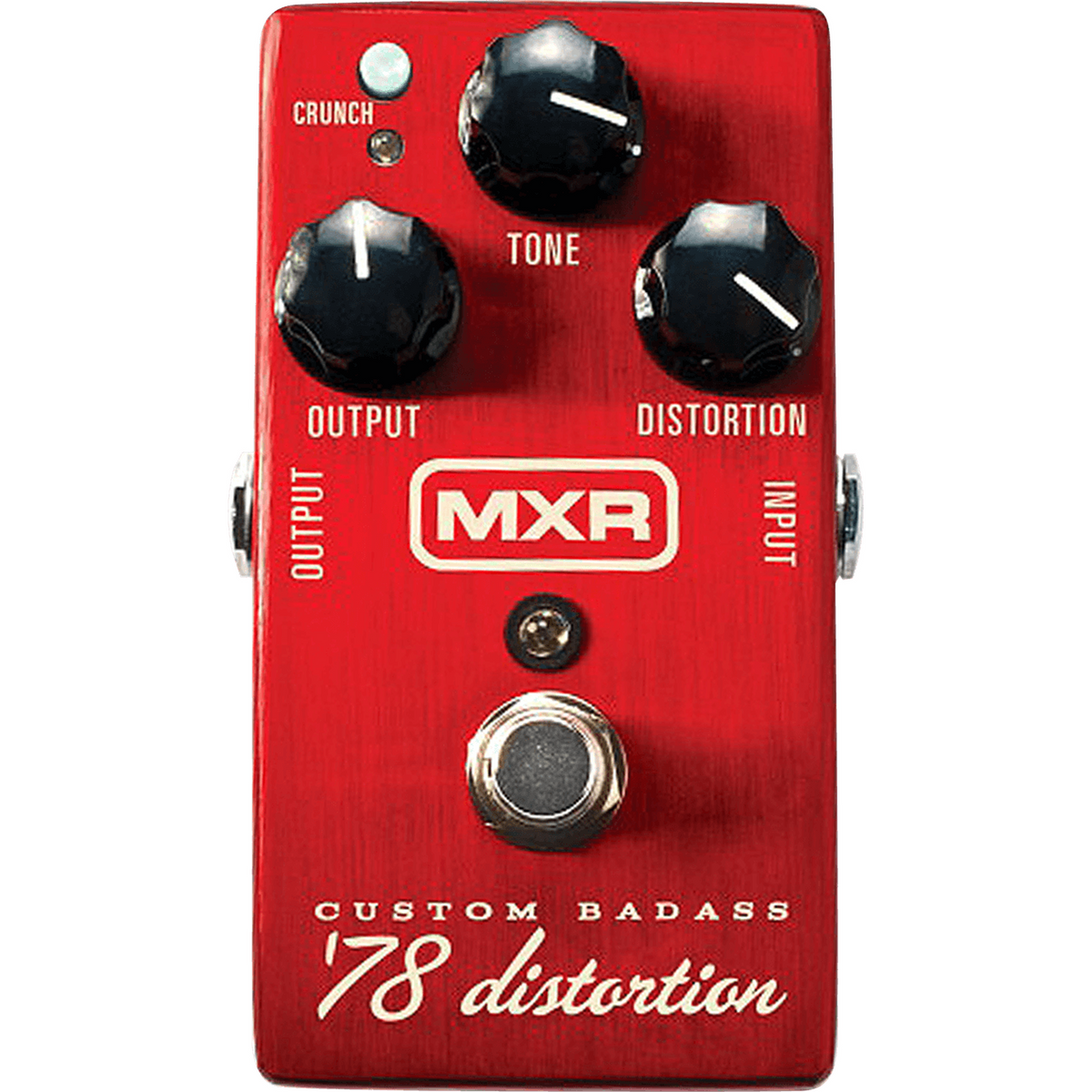MXR M78 Custom Badass '78 Distortion – Rood, Crunch-schakelaar